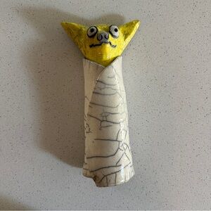 Yellow Ceramic One of a Kind “Enchihauhau” Wall Decor